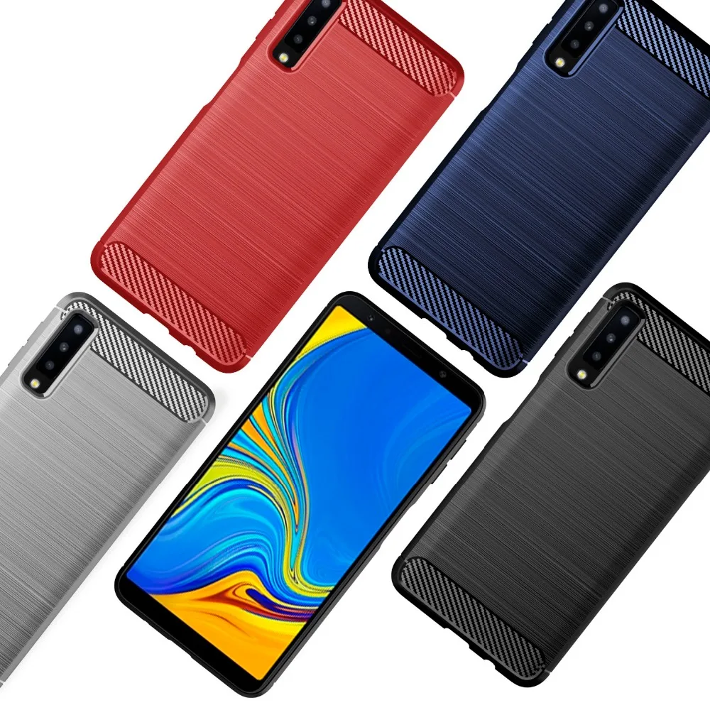 Armor Case For Samsung Galaxy A05 A15 A05S A54 A34 A24 A14 A04 A32 A22 A52 A42 A72 A53 A73 A33 A13 A23 A12 5G Carbon Fiber Case