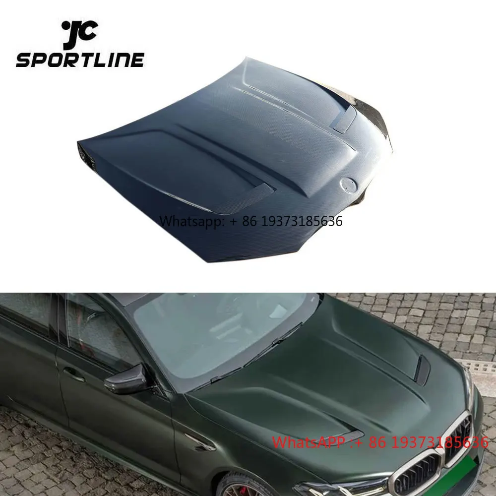 

5Series F90 Prepreg Сухой карбоновый капот двигателя автомобиля для BMW F90 M5 седан 4-дверный