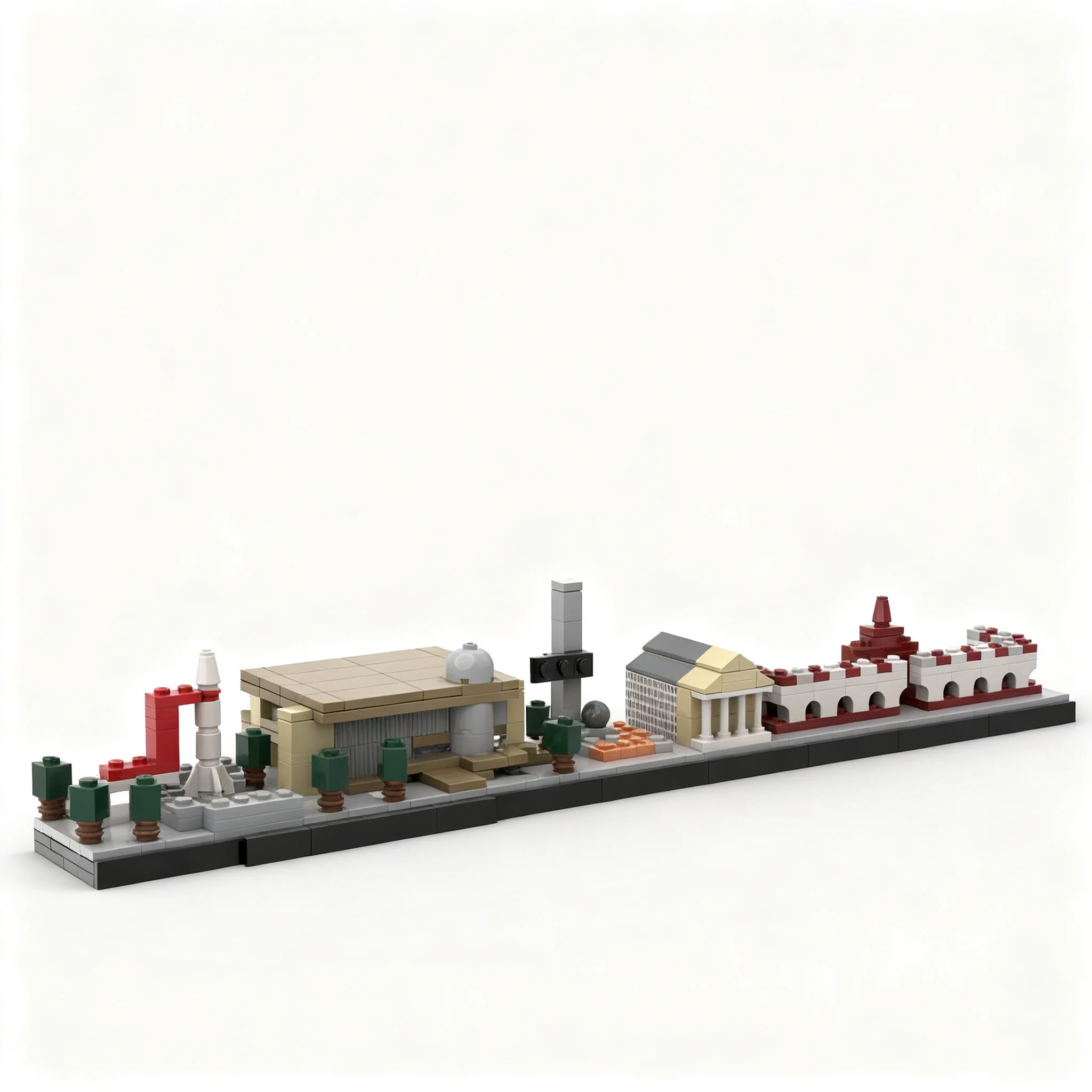 459pcs MOC Kaluga Skyline Skylines Model Building Blocks Craft Assemble Birthday Collection DIY Idea Display Education Brick 3D
