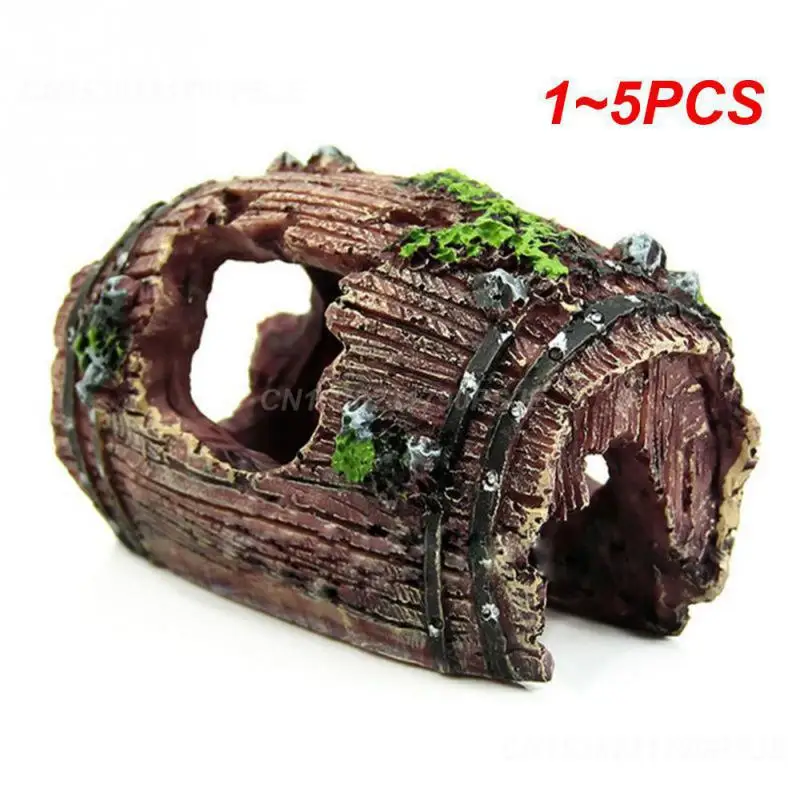 1~5PCS Pirate Ship Wreck Eye-catching Premium Vintage Resin Boat Fish Tank Decor Vintage Design Must-have Fish Tank Accessories