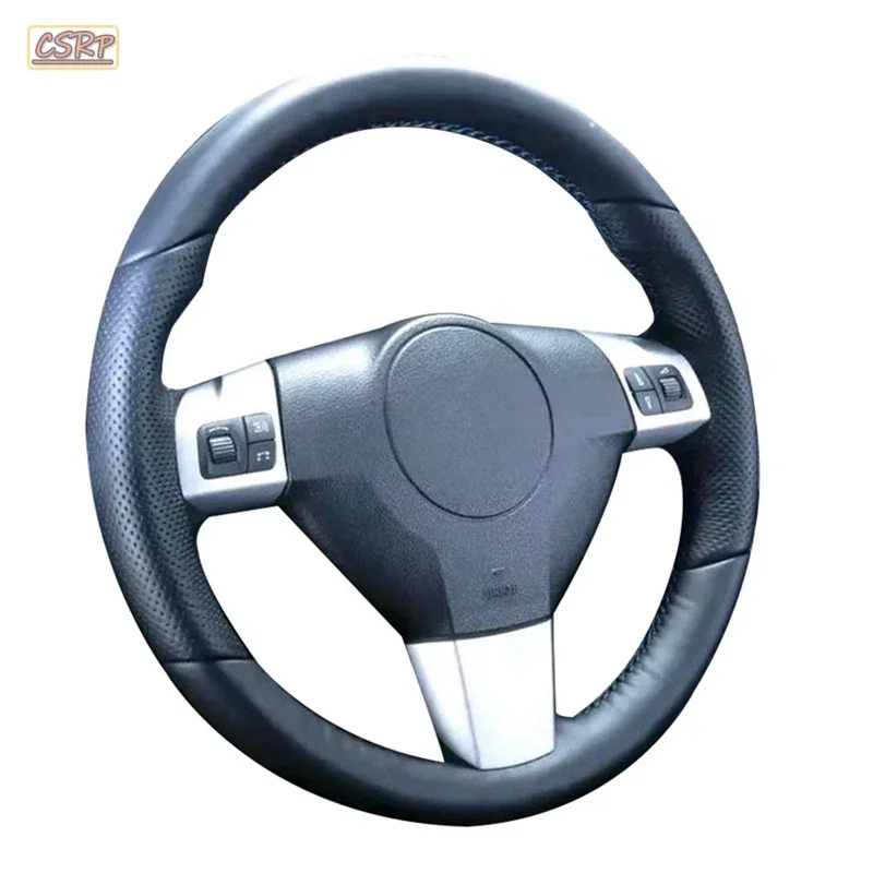 Hand Stitched Microfiber Leather Car Steering Wheel Cover For Opel Astra Borant 2006 2007 2008 Original Steering Wheel Braid