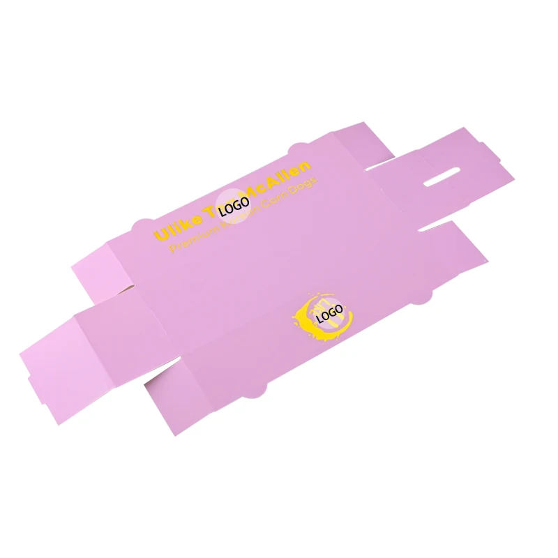 Customized productCustom hot dog boxes packaging sausage containers personalized food packaging printed sleeves branded holders