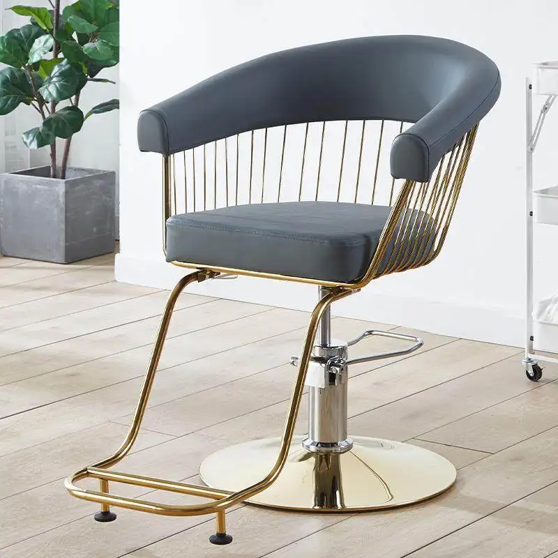 

Swivel Styling Hair Barber Chair Professional Reclining Luxury Manicure Barber Chair Cosmetic Silla Gamer Hair Salon Furniture