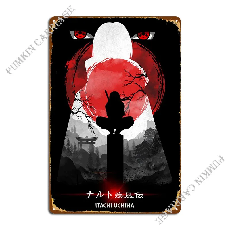 

Itachi Japanese Style Metal Sign Create Cinema Mural Create Tin Sign Poster