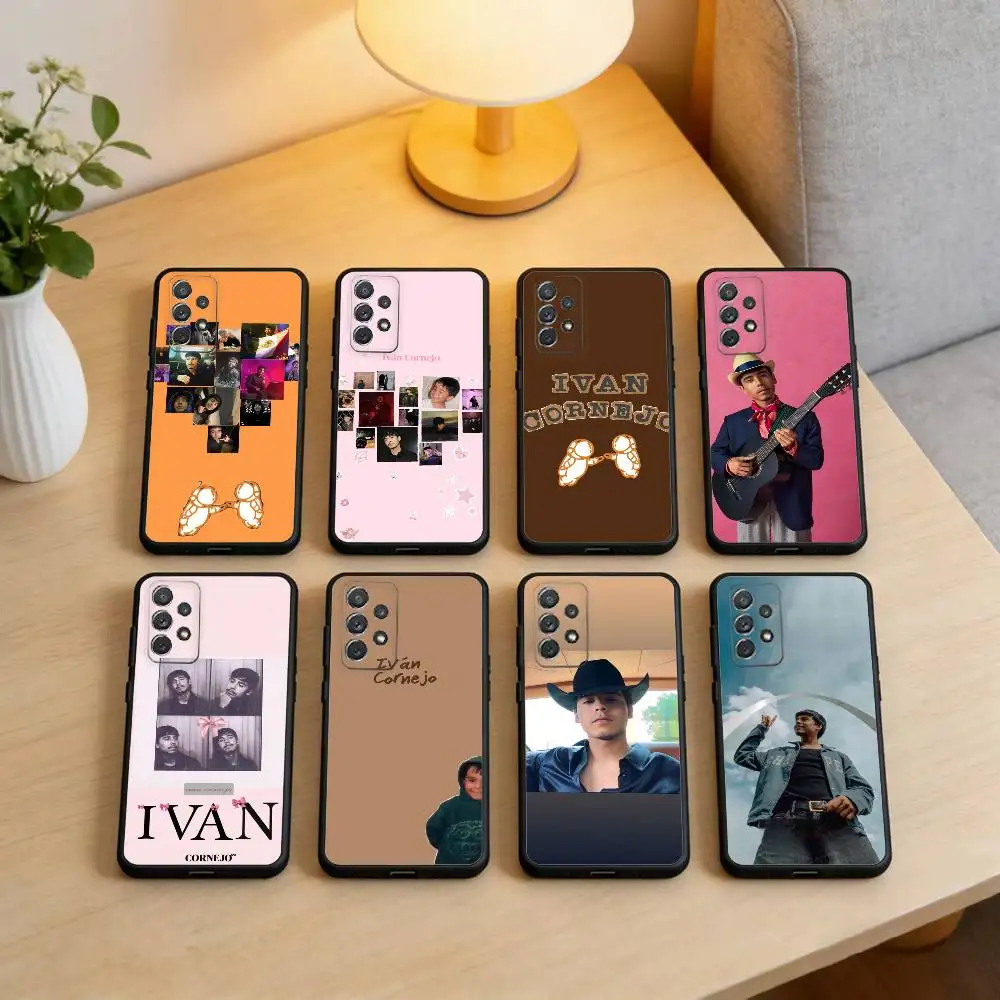 

I-Ivan-Cornejo-Rapper Phone Case For Samsung Galaxy A73,A72,A71,A70,A53,A52,A51,Soft Silicone Black Cover