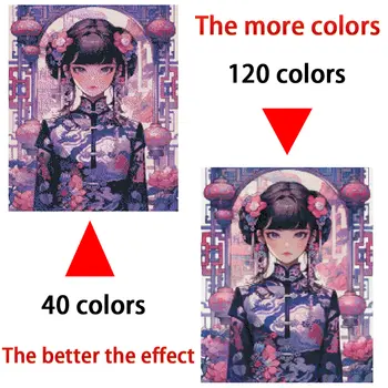 5D 120色天鵝絨畫布樹脂鑽石畫 迪士尼彩色玻璃公主人物 米奇 美少女戰士 十字繡 8 最佳銷售 美少女戰士週邊商品 - №7