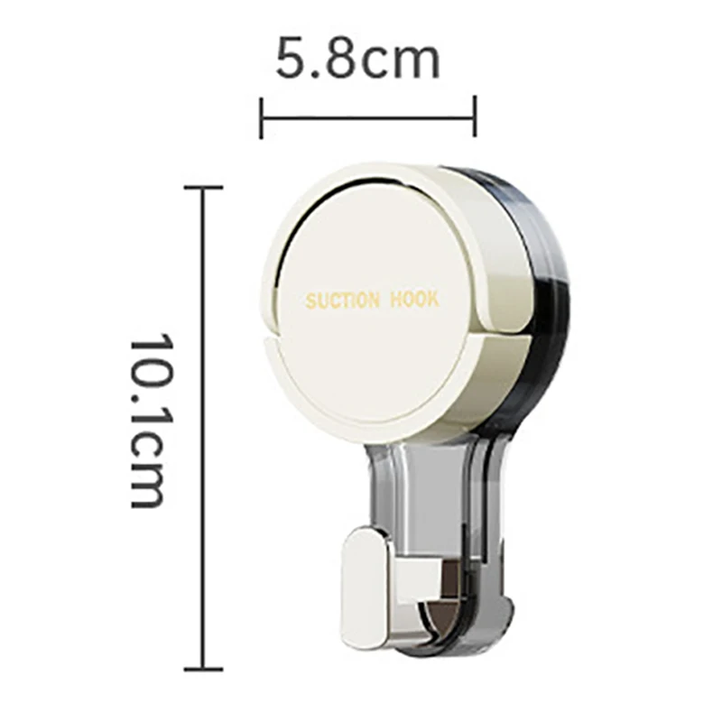 1/2 قطعة خطاف لا كأس الشفط لا اللكم جدار السنانير للحمام المطبخ غرفة نوم قابلة لإعادة الاستخدام منشفة شماعات ملابس هوك منظم منزلي