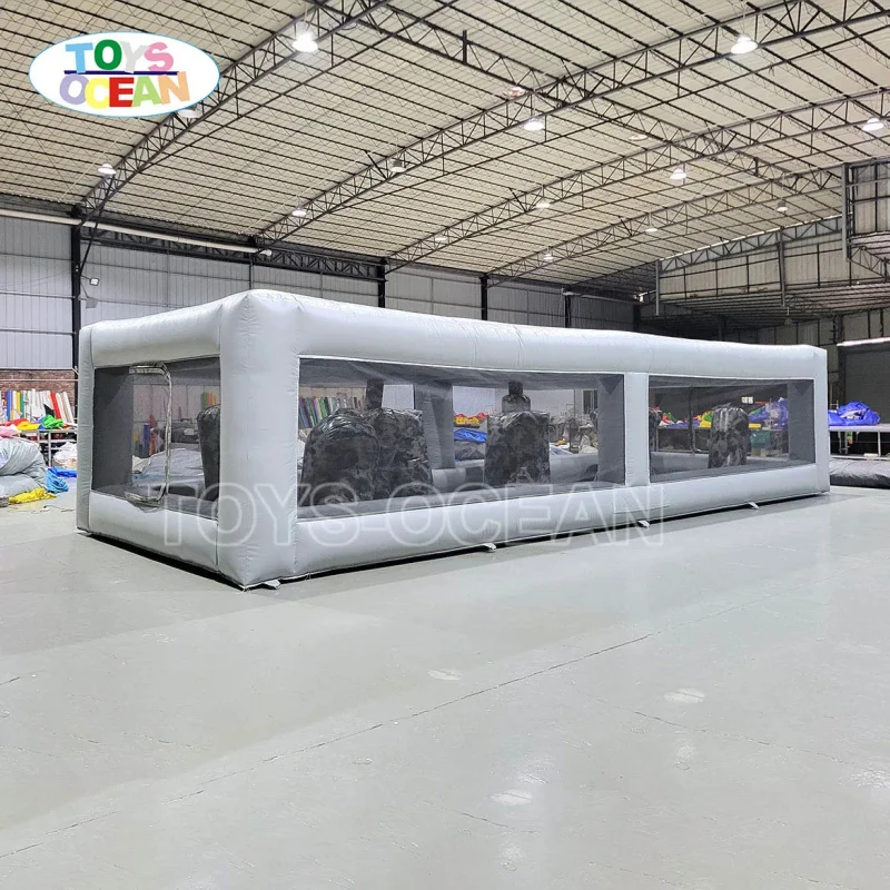 New Camouflage Inflatable Obstacle Course, Commercial Jumping, Suitable for Kids