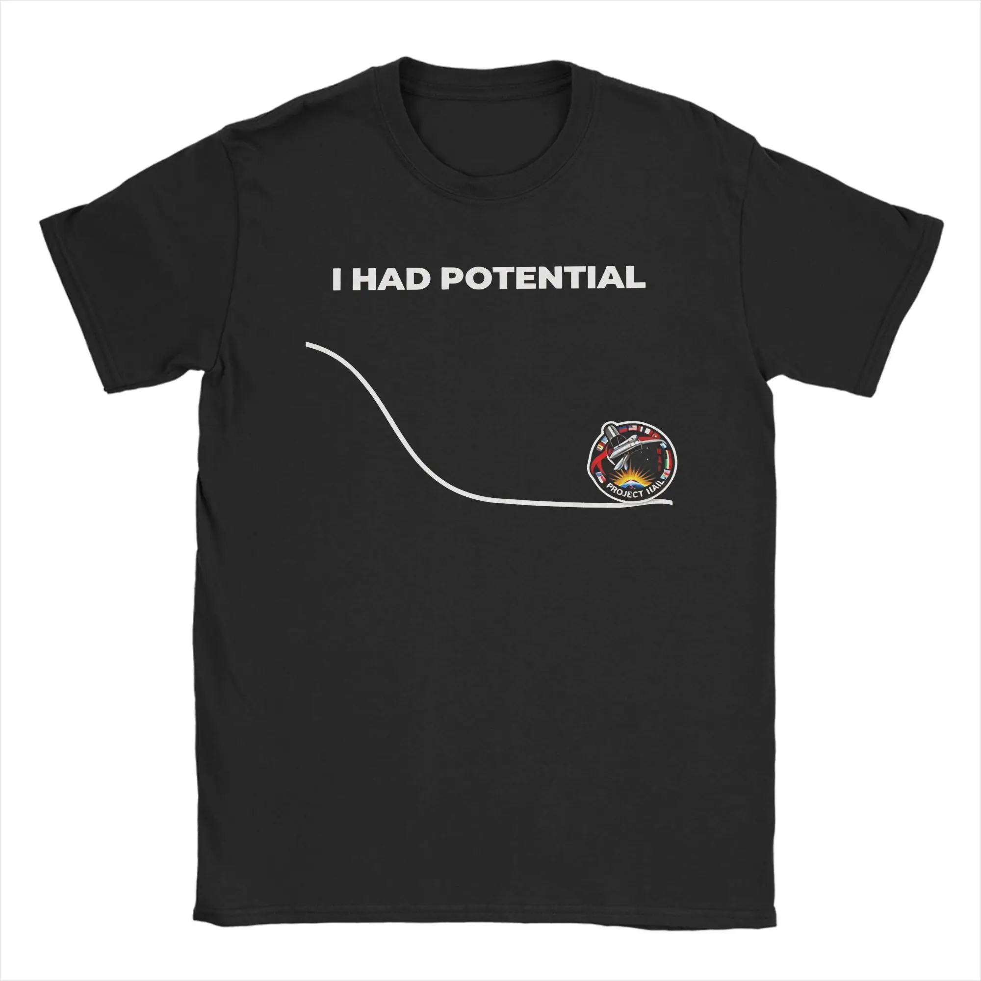 Men Women's Dr Grace's I Had Potential - Jazz Hands, Funny Physics Science T Shirt Project Hail Mary Cotton Clothes Tees T-Shirt