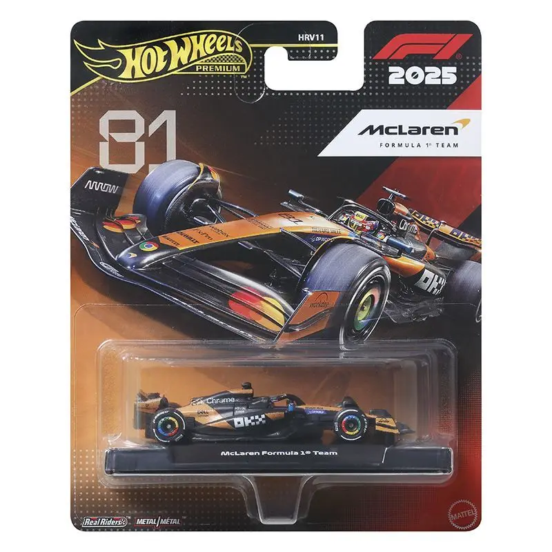 Mattell Original Hot Wheels „Gold Label“-Serie, Formel-1-Rennset, Sammellegierung, Miniatur-Druckguss-Fahrzeug, Autos, Spielzeug, Geschenke
