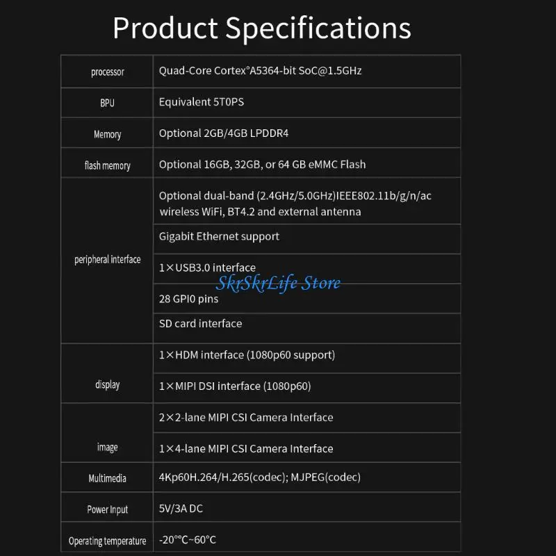 

E65E RDK Board Development Board RDK Module Main Board ROS Robot Module For RaspberryPi CM4