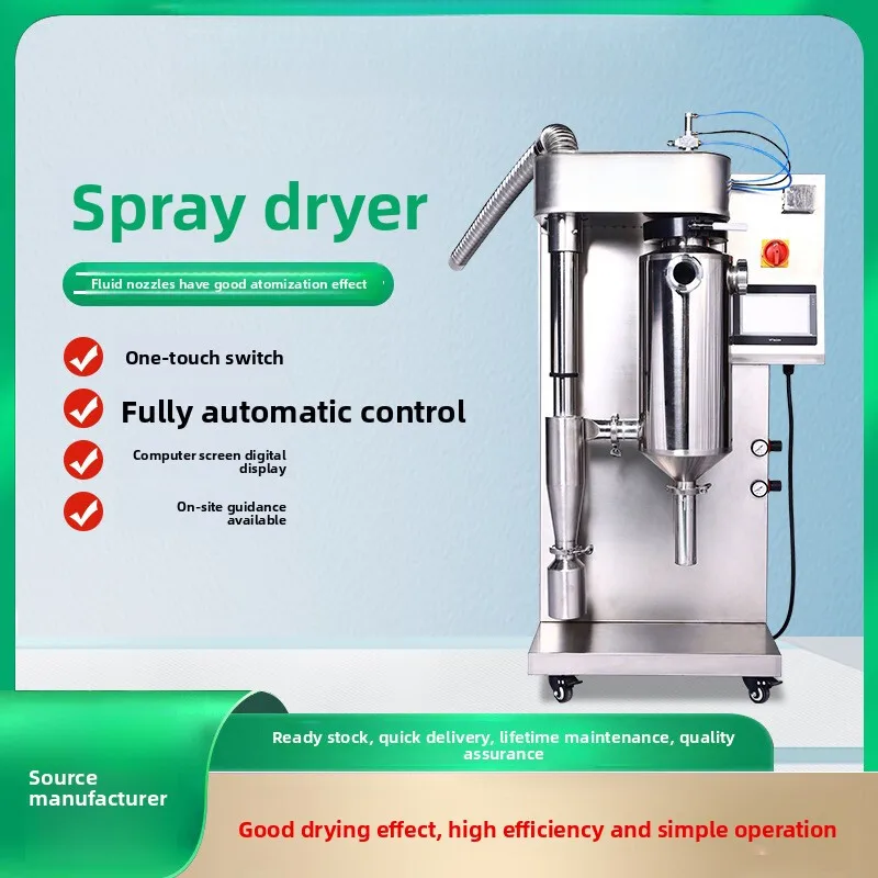 Secador Laboratorio Investigación Científica Alimentos Medicina Tradicional China Pequeño Acero Inoxidable 2L Secado en Spray