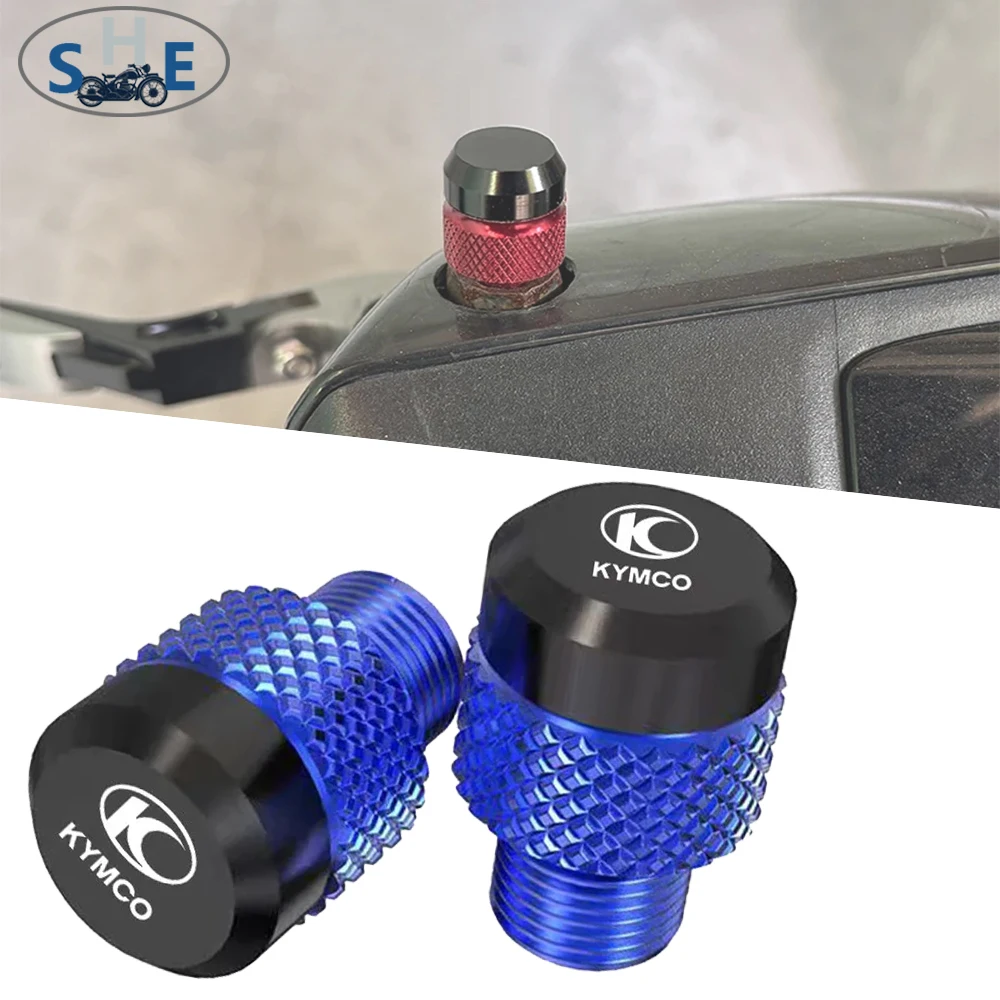 

For KYMCO Xciting 250 300 400 AK550 CT250 CT300 S400 DOWNTOWN Motorcycle M10*1.25 Aluminum Screws Bolts Mirror Hole Plugs Cap