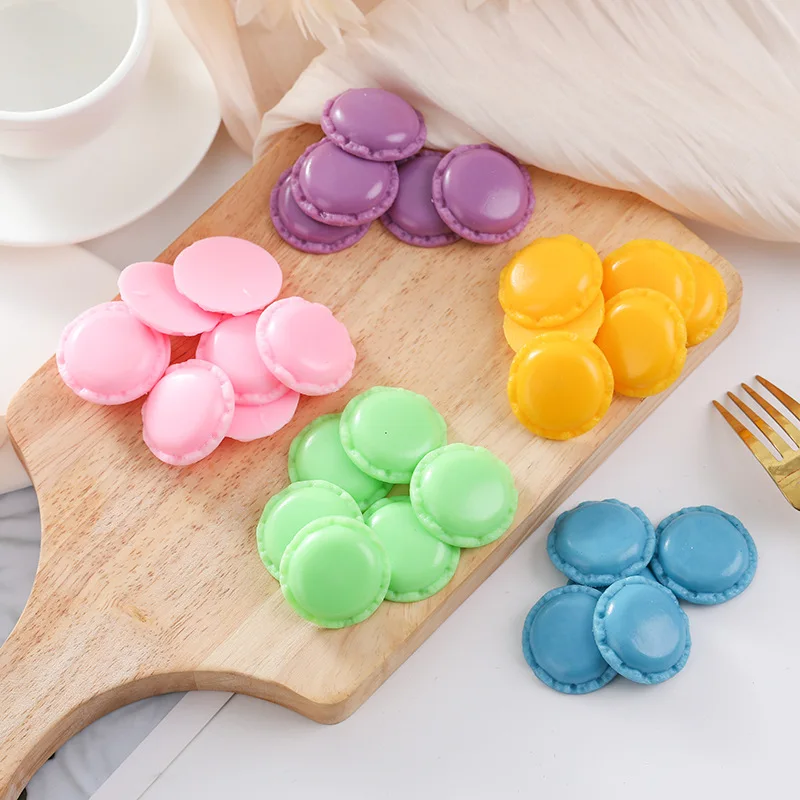 Miniatures de macarons en résine Kawaii, cabochons à dos plat, fournitures artistiques, décoration artisanale DIY, cadeau fait maison, décoration de téléphone, 20 pièces/lot