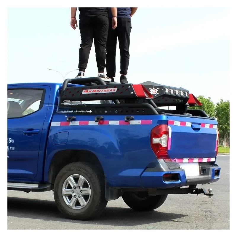 

Pick up Truck 4X4 Accessories Universal Heavy Duty Sports Roll Bar With Roof Rack for 2019 Hilux Vigo Revo Recco