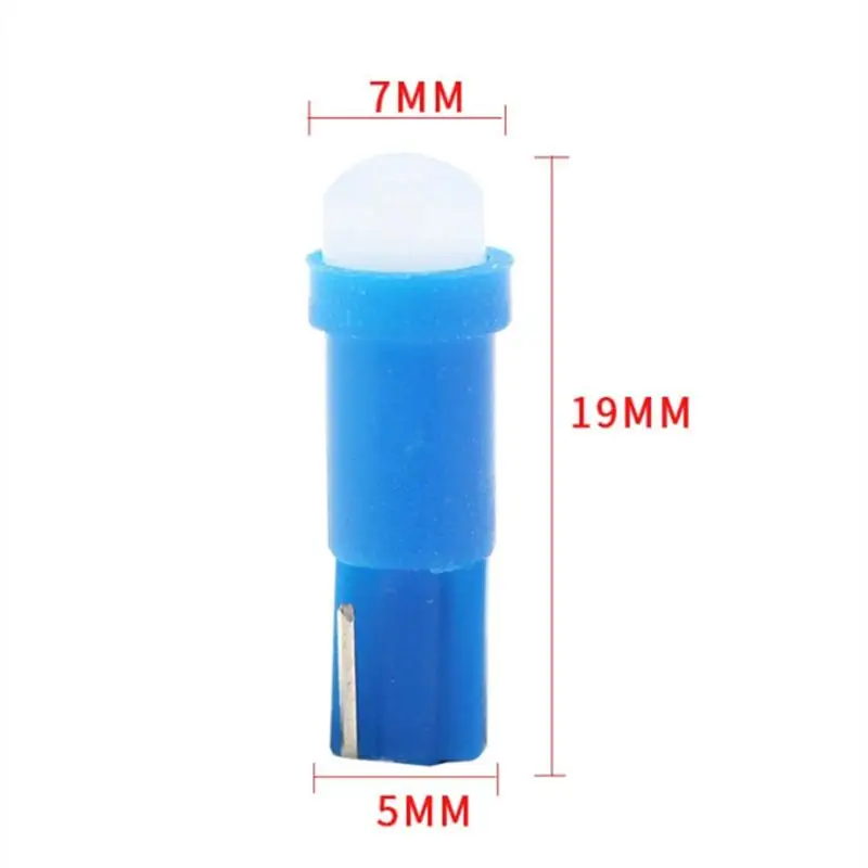 10 Stück Mehrfarbige T5 Auto-Armaturenbrett-LED-Lampen mit Hoher Helligkeit und Niedrigem Stromverbrauch für Auto-Instrumententafel-Beleuchtung – Detail 6