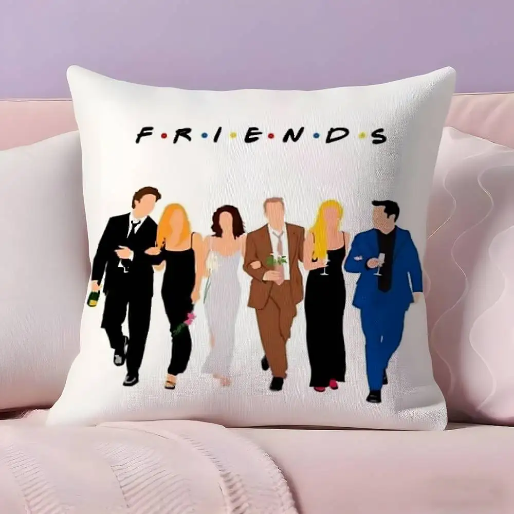 غطاء وسادة كلاسيكي لبرنامج تلفزيوني F-Friends، غطاء وسادة فائق النعومة وصديق للبشرة، سحابة مثل الراحة وسحاب مخفي