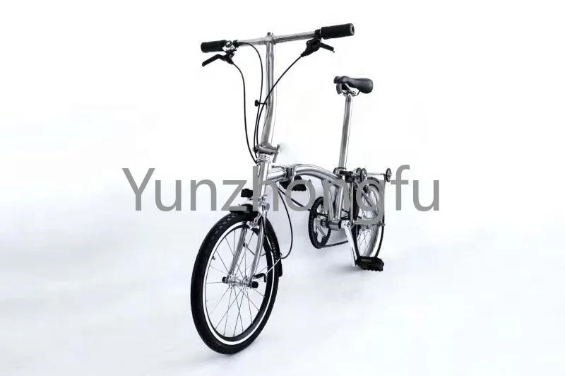 20 Inch Small Wheel Titanium Alloy Material Frame Folding Bicycle / Bike for Woman