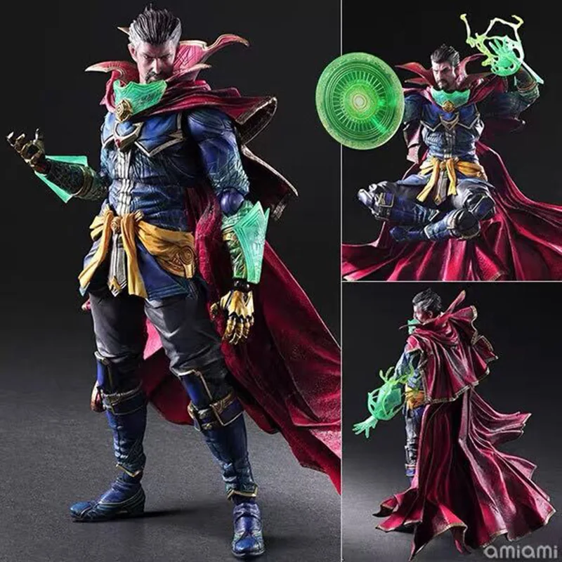 Play Arts Marvel Мстители Доктор Стрэндж Высокое качество ПВХ Фигурка Коллекционная модель игрушки новогодние подарки