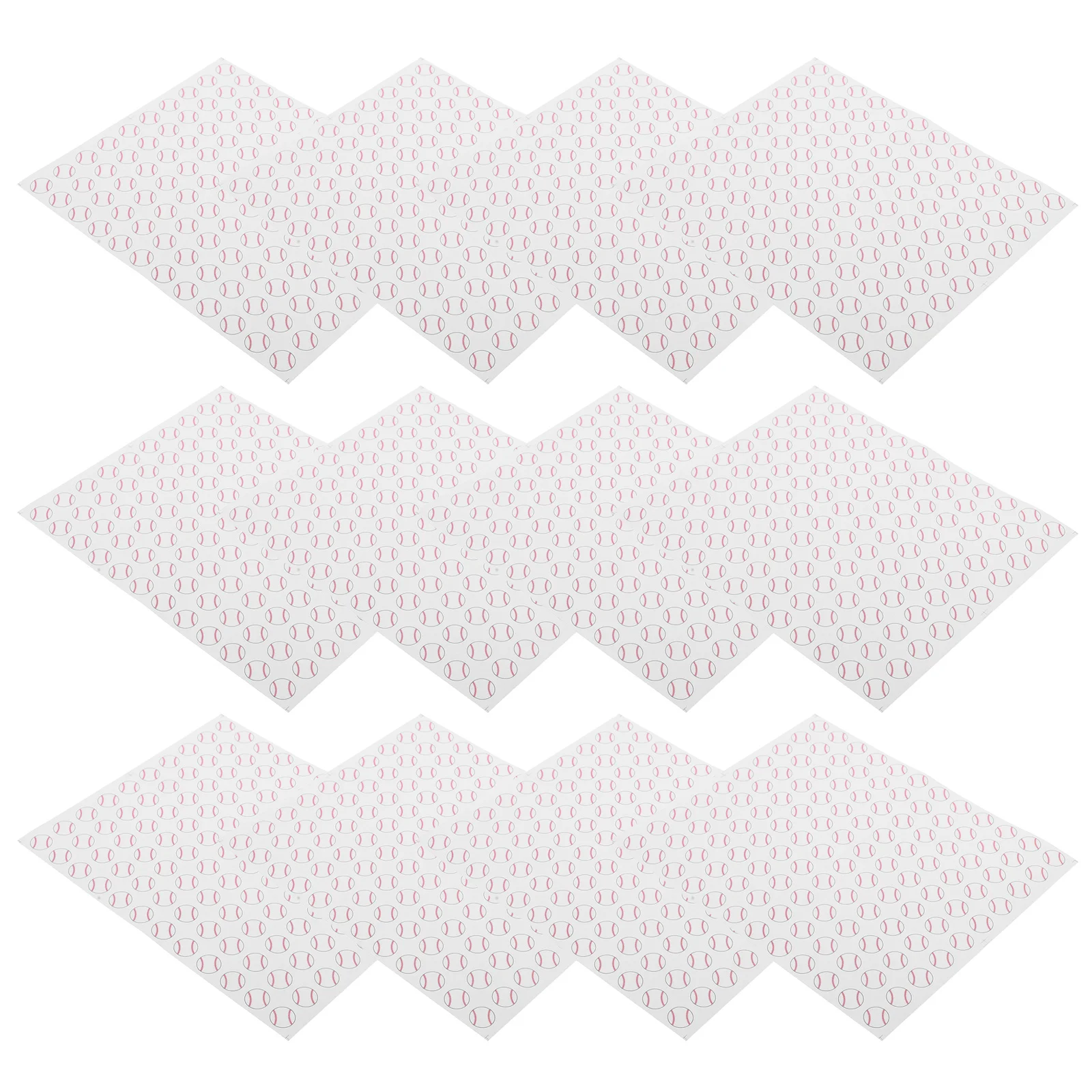 

20 Sheets Baseball Labels Stickers Sports Ball Decals for Water Bottles Helmets Scrapbooks DIY Decoration Collecting Party