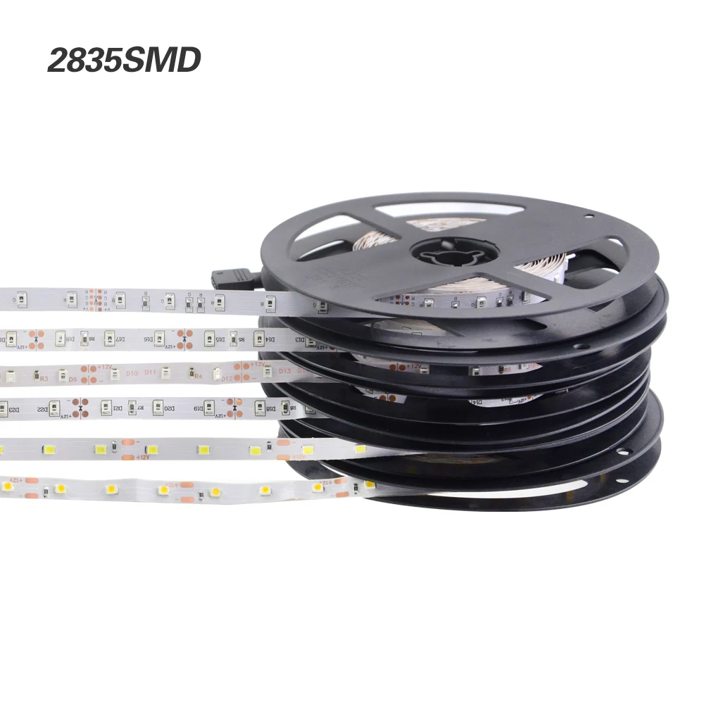 5M Led diody na wstążce IP20 SMD 2835 5050 5630 300leds listwy RGB LED taśma wstążkowa LED wystrój pokoju oświetlenie do sypialni ciepły zimny biały