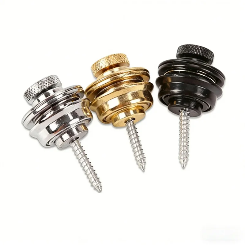 

Guitar Strap Buttons Locks, Anti-slip & Anti-fall Large Size Tail Pins Acoustic & Guitars, Custom Available