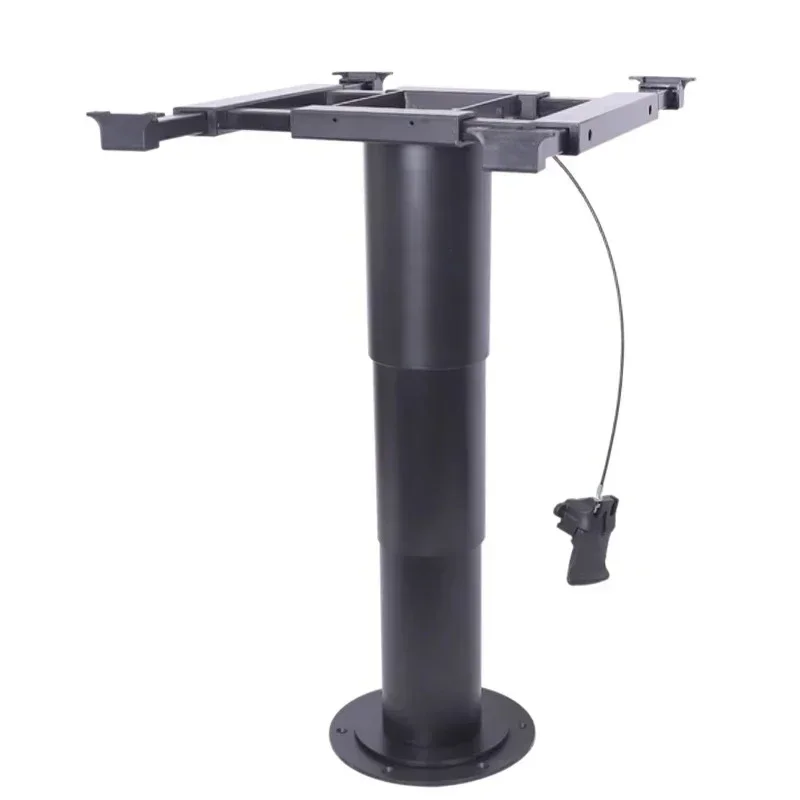 for Pneumatic Raised RV Camper Adjustable Table Legs, Adjustable Height Base, Enables Table Top with Swivel and Slide Function