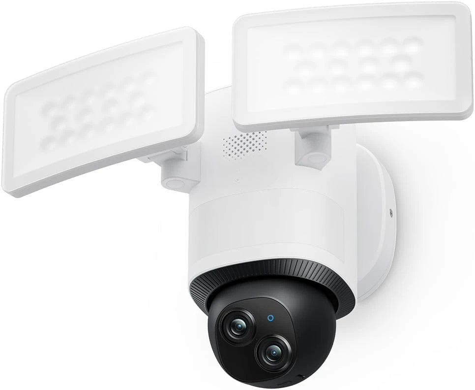 

Camera Floodlight Camera E340 Wired, Security Camera Outdoor, 360° PTZ, 24/7 Recording, 2.4G/5G Wi-Fi, 2000 LMly Fee