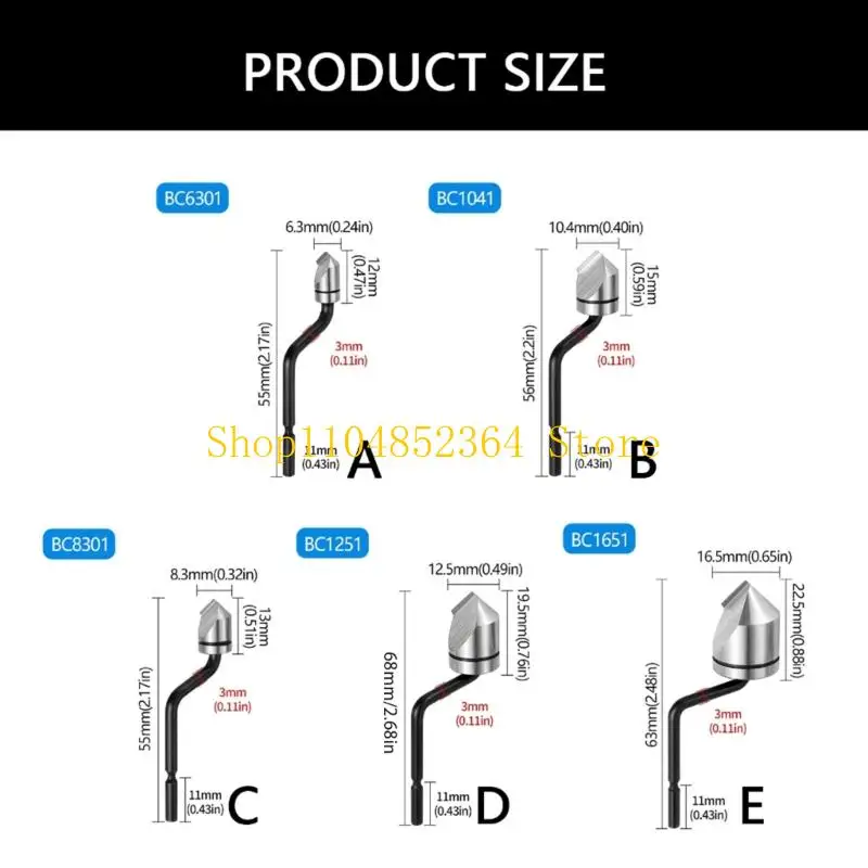 

652F Hand Operated Chamfering Tool with Long Lasting Steel for Enhances Machining Quality Countersinking in Various Materials