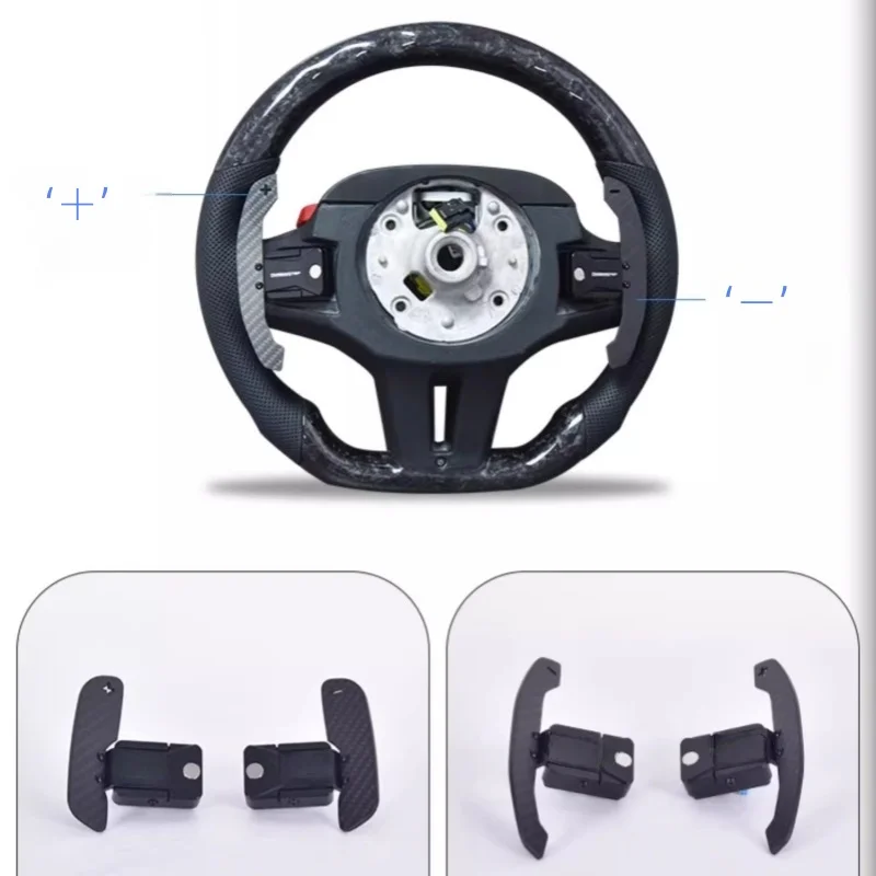 

For BMW 2 3 4 5 6 7 Series F10 F06 F07 G20 G30 F18 F12 F13 F20 F22 F30 F31 F32 F34 F36 Carbon Fiber Magnetic Paddle Shifters