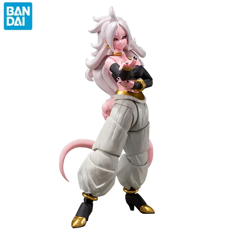 Bandai-Dragon Ball Z Anime Figure, Majin Buu Action, 6 ", Collector, Original, SHF, Android 21