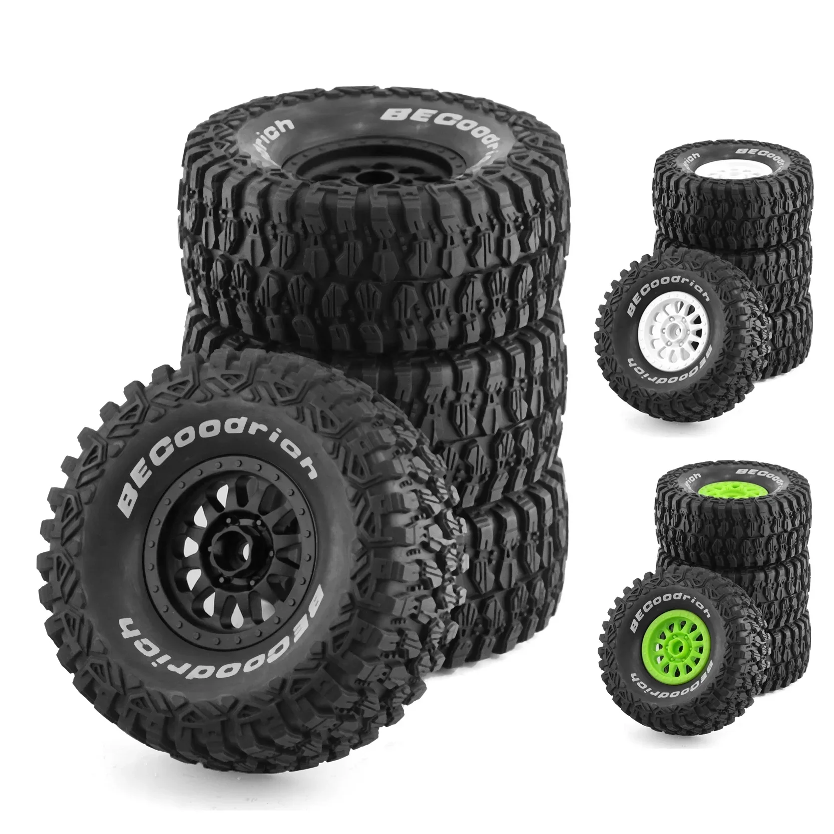 4szt. 135mm 1/7 Desert Short Course Truck Tire 17mm Wheel Hex do ARRMA Mojave TRAXXAS UDR Yikong DF7 FS Off-road Buggy RC Car