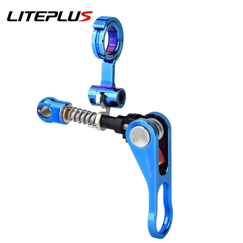 

Litepro Liteplus Folding Bike Plating Seat Post Clamp Aluminum Quick Release Seatpost Clamp For Brompton