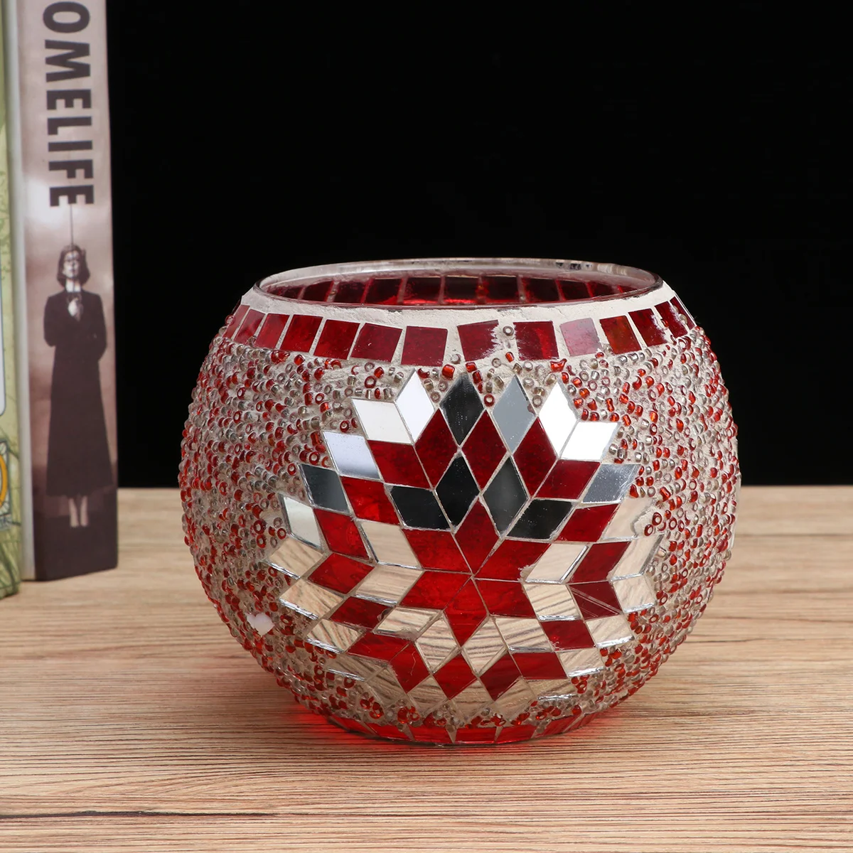 

1Pcs European Style Glass Candlestick for Romantic Party Atmosphere Gift Choice Glass Holders