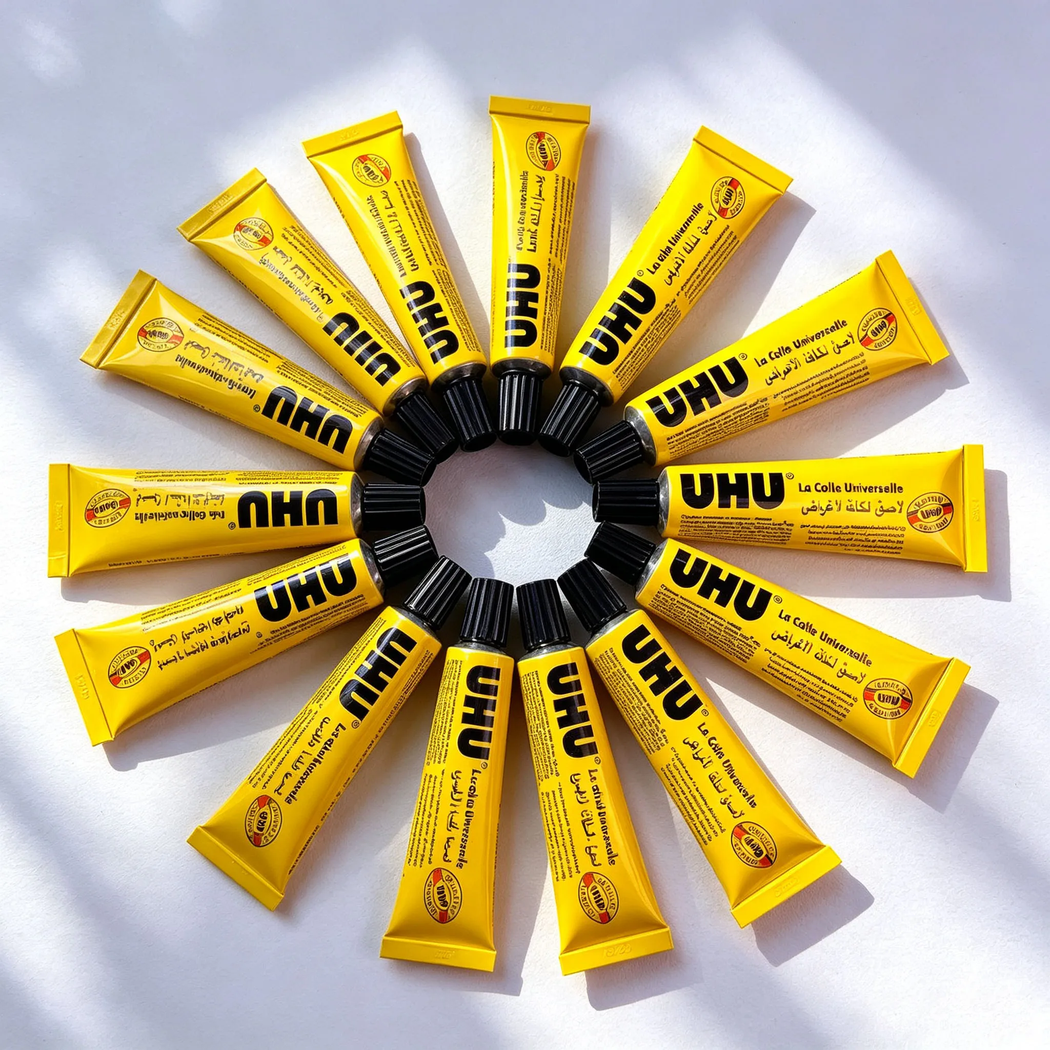 12PCS/6PCS/1PCS 35ml UHU All-Purpose Adhesive Glue Extra Strong Clear Craft Glue for DIY Handmade Models Fabric Leather