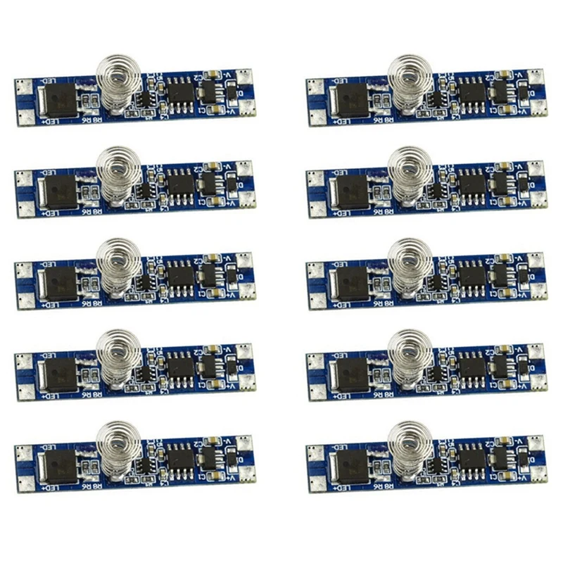 10X 5V-24V 8A Smart Intelligent LED Light Dimmer Capacitive Sensor Module PCBALED Dimming Control Touch Switch