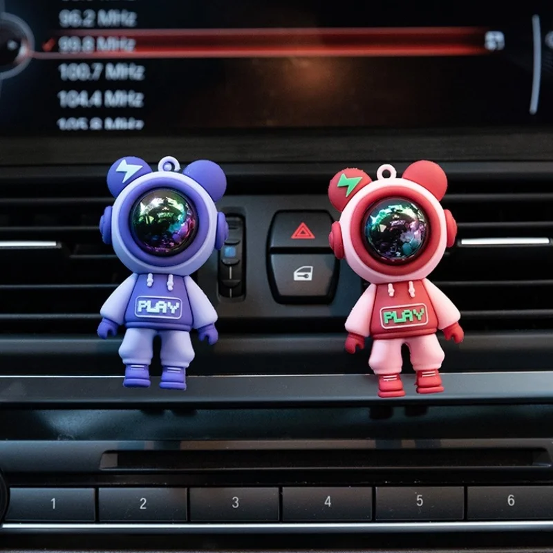 

Car Air Outlet Car Aromatherapy Clip Cartoon Astronaut Air Conditioning Air Outlet Perfume Car Interior Accessories gadgets