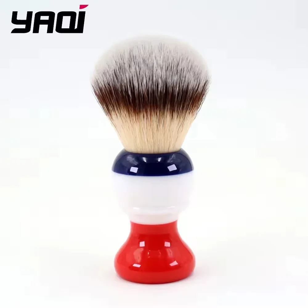 YAQI 24MM Synthetic Knots Brush Resin Handle Shaving Brush Handle for Mens
