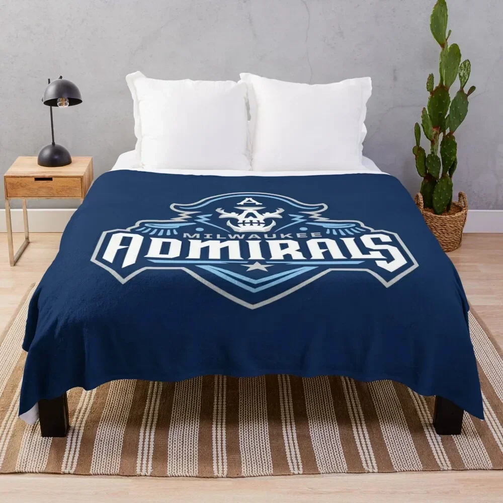 

Cool Admirals Icon Throw Blanket Machine Washable Soft Warm Blanket