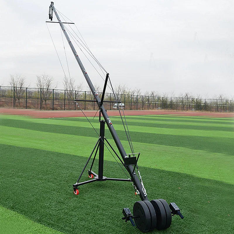 Cheapest Professional DV 10m U-Shaped Motorized PTZ Head Camera Video Jimmy Jib Crane for Film Shooting - view 3