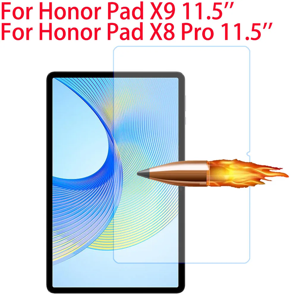 

Tempered Glass Screen Protector For Huawei Honor Pad X8 Pro X9 11.5 inch 2023 Tablet Protective Film For Pad X8 Pro X9 ELN-W09