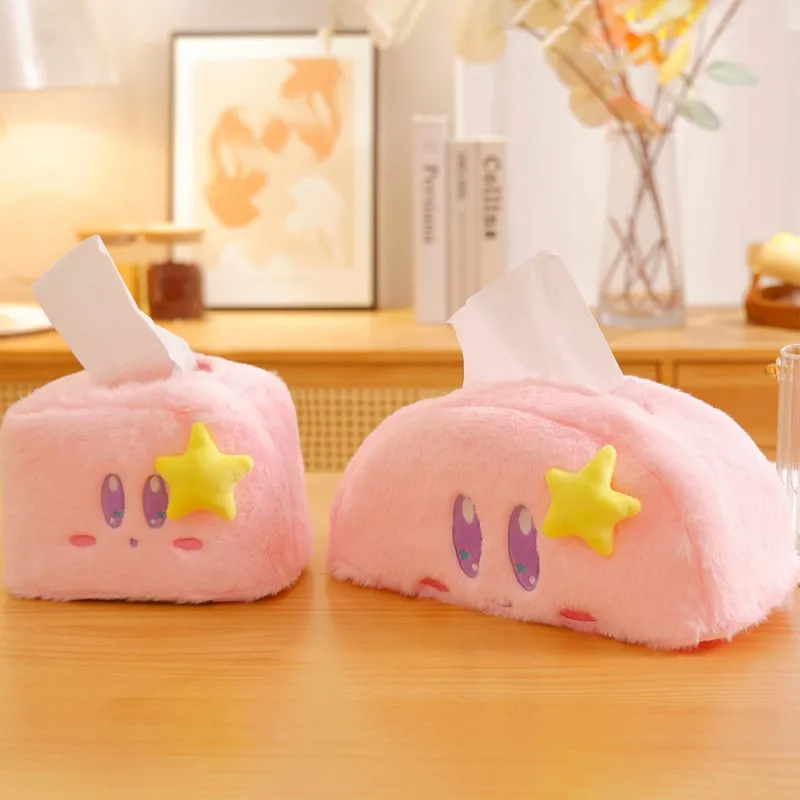 Star Kabi Plush Tissue Box Plush Sanitary Cotton Pad Bag Kawaii Paper Drawer Paper Towel Sanitary Pad Storage Bag