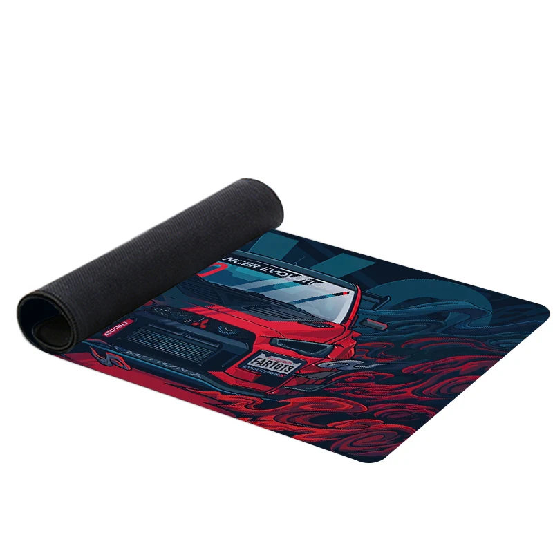 Non-Slip Gaming Mouse Pad, Super Coupe, Illustratio Print, Tapete de Teclado, Carro Esportivo, PC Personalizado, Deskmats, Tapete Gamer Cabinet, XL