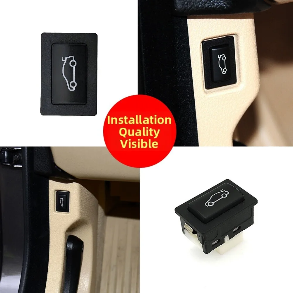 For Trunk Repair Black Trunk Release Button Easy Installation Correct Connector Included For BMW F10 F11 5 Series