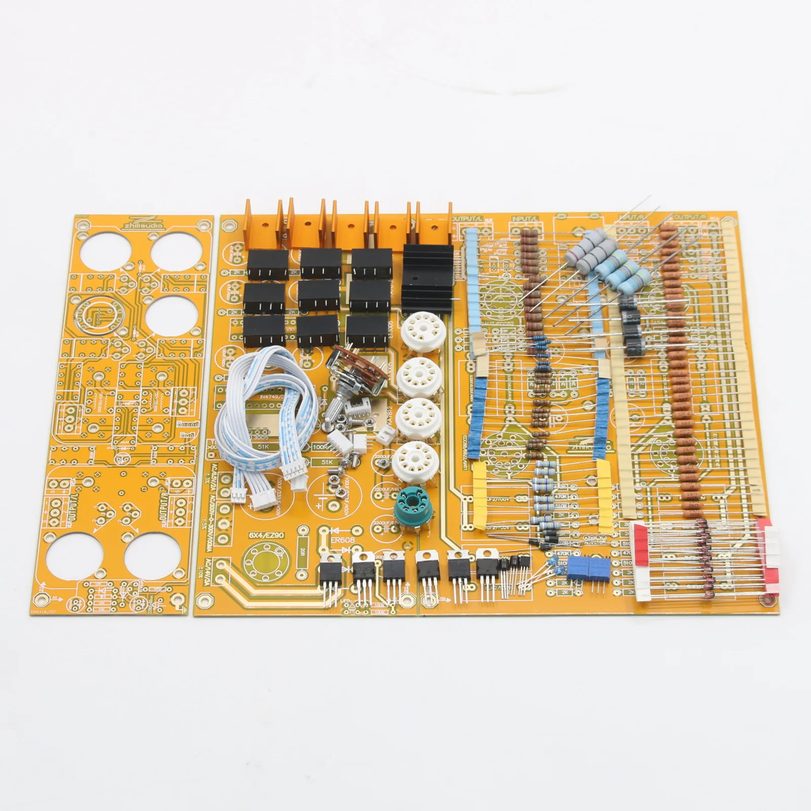 Imagem -04 - Totalmente Equilibrado Preamplifier Board Kit Arc Sound Amplifier Circuit Tubo de Vácuo Ecc82 Mais Ecc88