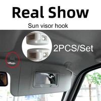 2PCS car sun visor light shield bracket buckle suitable for Volkswagen Jetta MK1MK2 Golf GTI12MK1MK2 Passat B2 B3 B4 Polo Vento