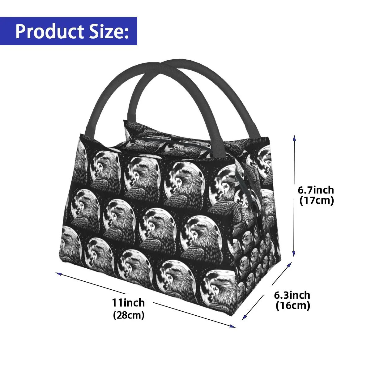 Eagle Insulated Lunch Bag for Women Kids Portable Food Boxes Thermal Lunch Box Tote