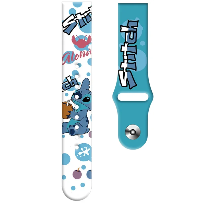 Disney Stitch Cartoon Strap For Apple Watch Band 44mm 40mm 45mm 41mm 49mm 42mm 38mm 44 45 mm bracelet iwatch 7 se 4 5 6 8 Ultra