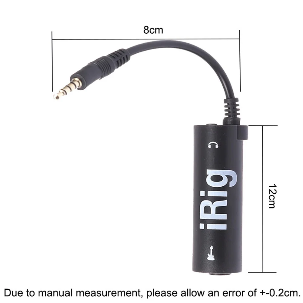 1 pc IRIG Guitar Interface Converter 3.5mm Audio Cable With Low Background Noise, High Fidelity Frosted Anti Scratch Feature view 4