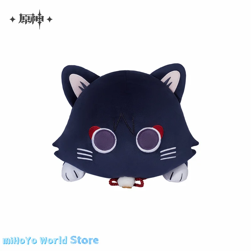 MiHoYo Official Genuine Genshin Impact Wanderer Pillow Doujin Wanderer Fairy Tale Cat Series Balladeer Cute Cat Doll Gifts